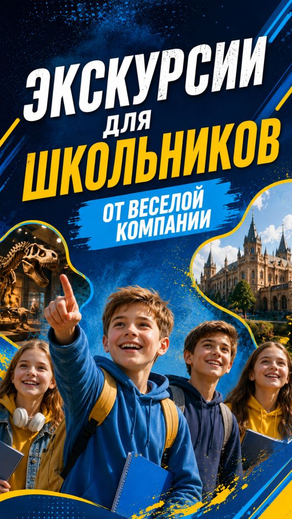 Экскурсии для школьников - Веселая компания